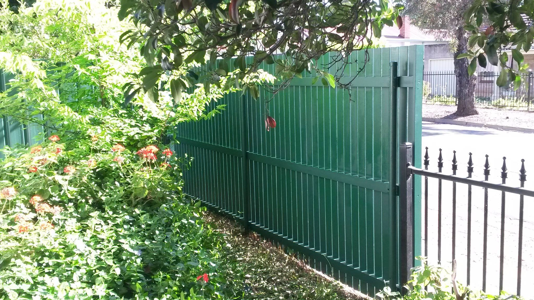Leaning fence post repair Adelaide